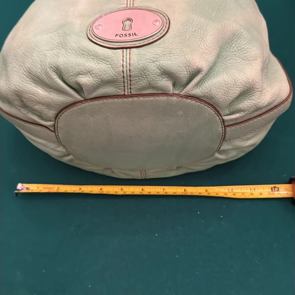 Fossil mint green vintage hobo” bag. Such a cool 60’s color!! No 🔐😞 (OLCC)